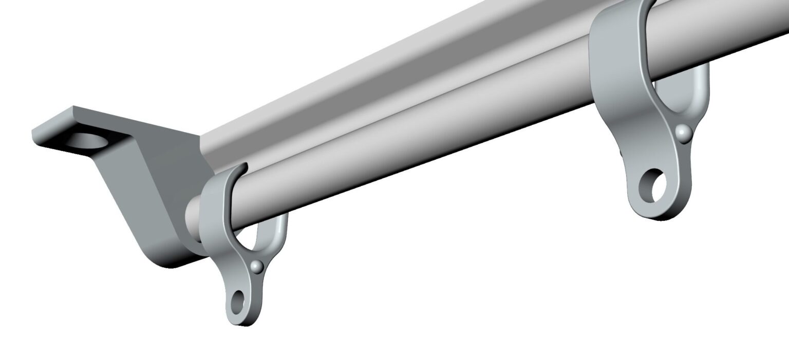 Curtain rod ceiling mount Arkisafe